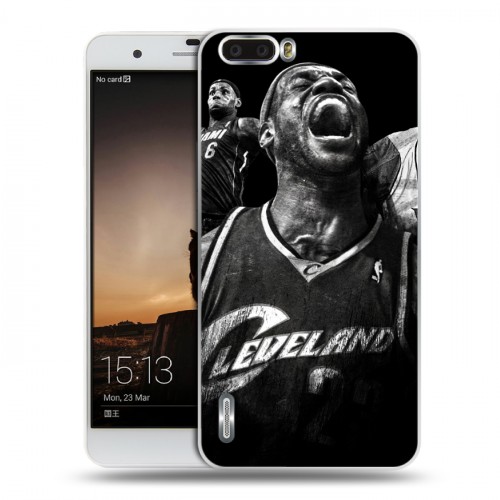 Дизайнерский силиконовый чехол для Huawei Honor 6 Plus НБА