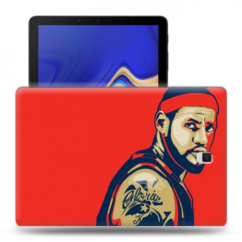 Дизайнерский силиконовый чехол для Samsung Galaxy Tab S4 НБА