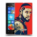 Дизайнерский пластиковый чехол для Microsoft Lumia 435 НБА