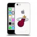 Полупрозрачный дизайнерский пластиковый чехол для Iphone 5c НБА