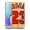 Дизайнерский пластиковый чехол для Samsung Galaxy S6 Edge Plus НБА
