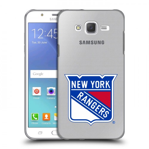 Полупрозрачный дизайнерский пластиковый чехол для Samsung Galaxy J5