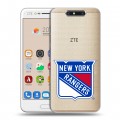 Полупрозрачный дизайнерский пластиковый чехол для ZTE Blade V8