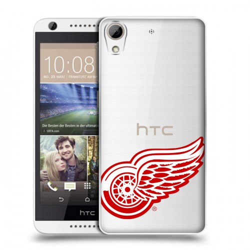 Полупрозрачный дизайнерский пластиковый чехол для HTC Desire 626