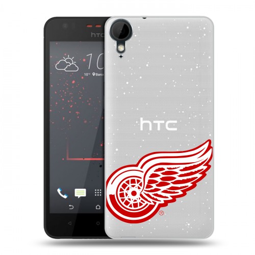 Полупрозрачный дизайнерский пластиковый чехол для HTC Desire 825
