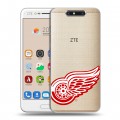 Полупрозрачный дизайнерский пластиковый чехол для ZTE Blade V8