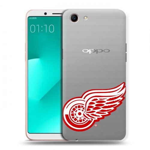 Полупрозрачный дизайнерский пластиковый чехол для OPPO A83