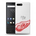 Полупрозрачный дизайнерский пластиковый чехол для BlackBerry KEY2