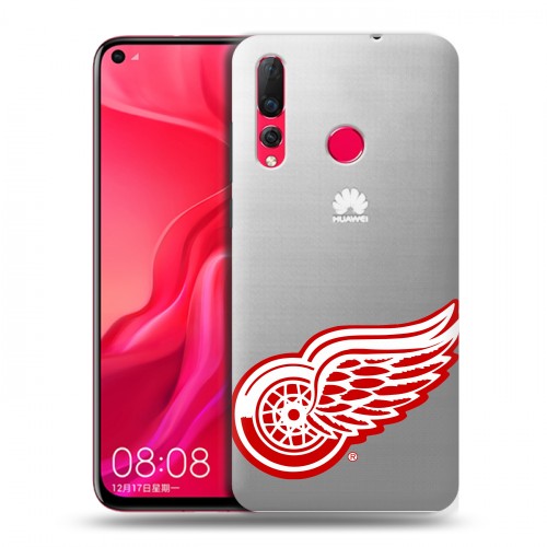 Полупрозрачный дизайнерский пластиковый чехол для Huawei Nova 4