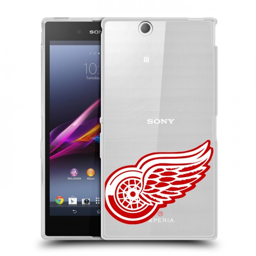 Полупрозрачный дизайнерский пластиковый чехол для Sony Xperia Z Ultra 