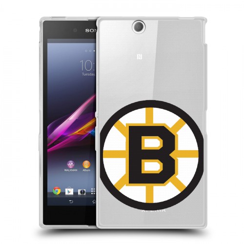 Полупрозрачный дизайнерский пластиковый чехол для Sony Xperia Z Ultra 