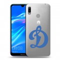 Полупрозрачный дизайнерский пластиковый чехол для Huawei Y6 (2019)