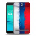 Дизайнерский пластиковый чехол для ASUS ZenFone Go ZB690KG Российский флаг