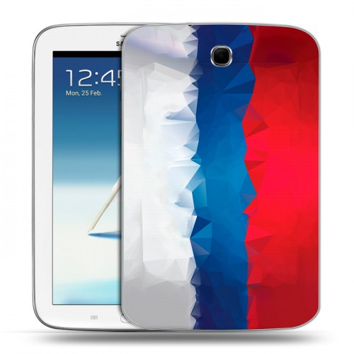 Дизайнерский силиконовый чехол для Samsung Galaxy Note 8.0 Российский флаг
