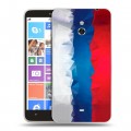 Дизайнерский пластиковый чехол для Nokia Lumia 1320 Российский флаг