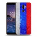 Дизайнерский пластиковый чехол для Nokia 7 Plus Российский флаг