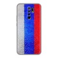 Дизайнерский силиконовый чехол для Xiaomi RedMi 9 Российский флаг