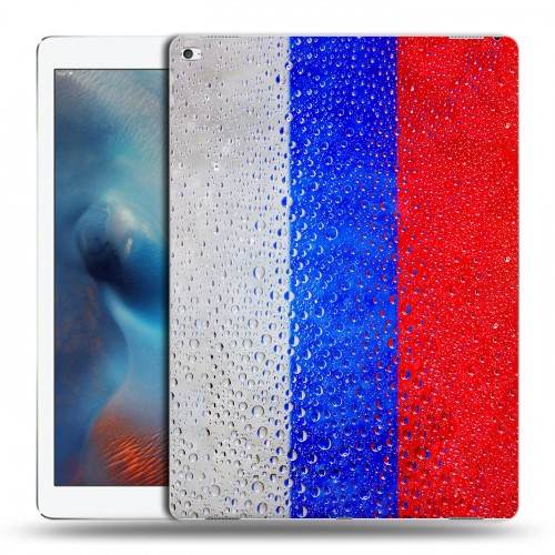 Дизайнерский силиконовый чехол для Ipad Pro Российский флаг