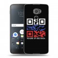 Дизайнерский пластиковый чехол для Blackberry DTEK60 Российский флаг