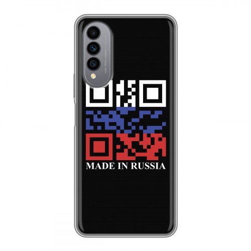Дизайнерский силиконовый чехол для Wiko T50 Российский флаг
