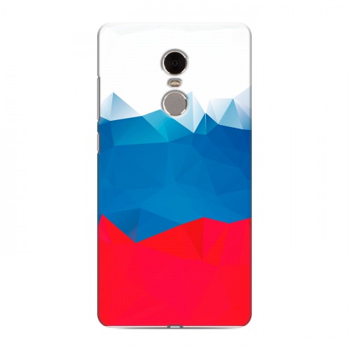 Дизайнерский силиконовый чехол для Xiaomi RedMi Note 4 Российский флаг