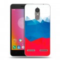 Дизайнерский пластиковый чехол для Lenovo K6 Российский флаг