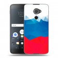 Дизайнерский пластиковый чехол для Blackberry DTEK60 Российский флаг