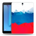 Дизайнерский силиконовый чехол для Samsung Galaxy Tab S3 Российский флаг