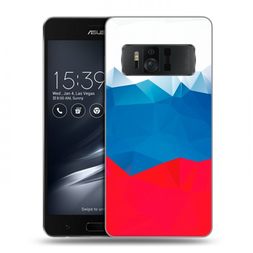 Дизайнерский силиконовый чехол для ASUS ZenFone AR Российский флаг