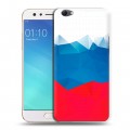 Дизайнерский силиконовый чехол для OPPO F3 Российский флаг