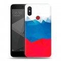 Дизайнерский пластиковый чехол для Xiaomi Mi8 SE Российский флаг