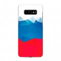 Дизайнерский пластиковый чехол для Samsung Galaxy S10 Plus Российский флаг