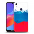 Дизайнерский пластиковый чехол для Huawei Honor 8A Российский флаг