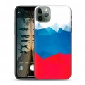 Дизайнерский пластиковый чехол для Iphone 11 Pro Max Российский флаг