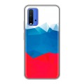 Дизайнерский силиконовый чехол для Xiaomi RedMi 9T Российский флаг