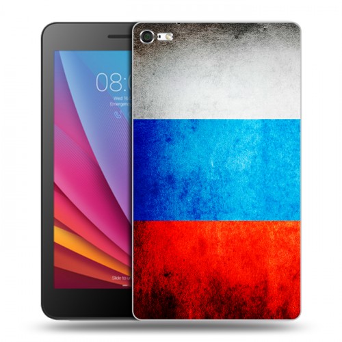 Дизайнерский силиконовый чехол для Huawei MediaPad T2 7.0 Pro Российский флаг