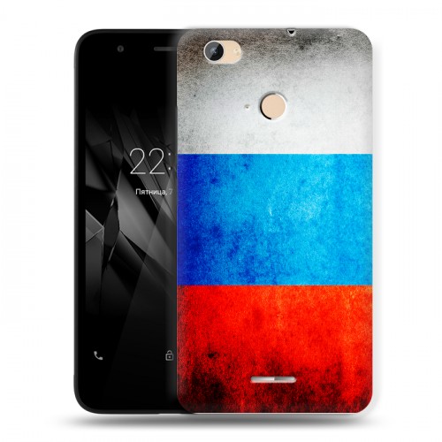 Дизайнерский силиконовый чехол для Micromax Canvas Juice 4 Q465 Российский флаг