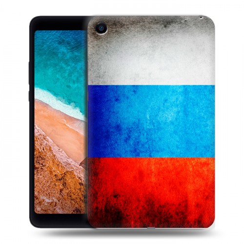 Дизайнерский силиконовый чехол для Xiaomi Mi Pad 4 Российский флаг
