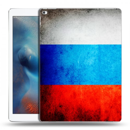 Дизайнерский пластиковый чехол для Ipad Pro Российский флаг