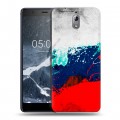 Дизайнерский пластиковый чехол для Nokia 3.1 Российский флаг