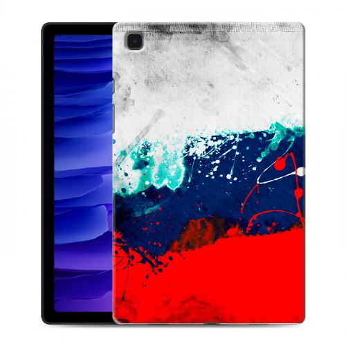 Дизайнерский силиконовый чехол для Samsung Galaxy Tab A7 10.4 (2020) Российский флаг