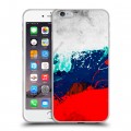 Дизайнерский силиконовый чехол для Iphone 6 Plus/6s Plus Российский флаг