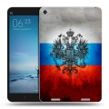 Дизайнерский силиконовый чехол для Xiaomi Mi Pad 2 Российский флаг