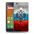 Дизайнерский пластиковый чехол для Xiaomi Mi4S Российский флаг