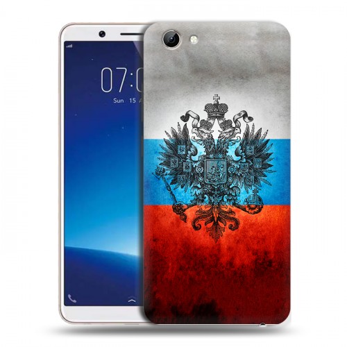 Дизайнерский силиконовый чехол для Vivo Y71 Российский флаг