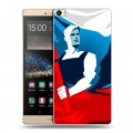 Дизайнерский пластиковый чехол для Huawei P8 Max Российский флаг