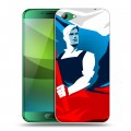 Дизайнерский силиконовый чехол для Elephone S7 Российский флаг