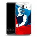 Дизайнерский пластиковый чехол для Huawei Mate 10 Pro Российский флаг