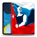 Дизайнерский силиконовый чехол для IPad Pro 11 Российский флаг