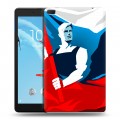 Дизайнерский силиконовый чехол для Lenovo Tab E8 Российский флаг
